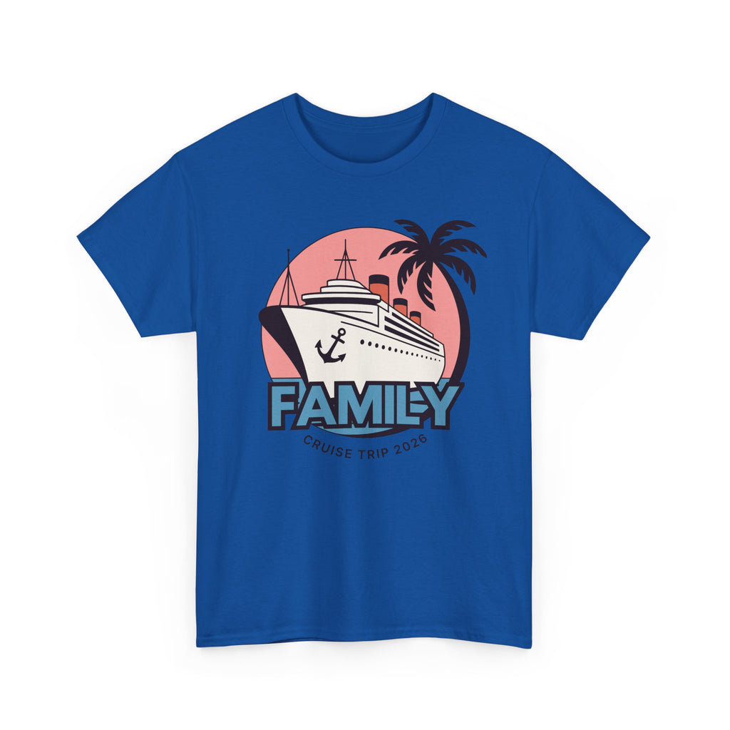 Family Cruise Trip T-Shirt | Retro Cruise Ship Design