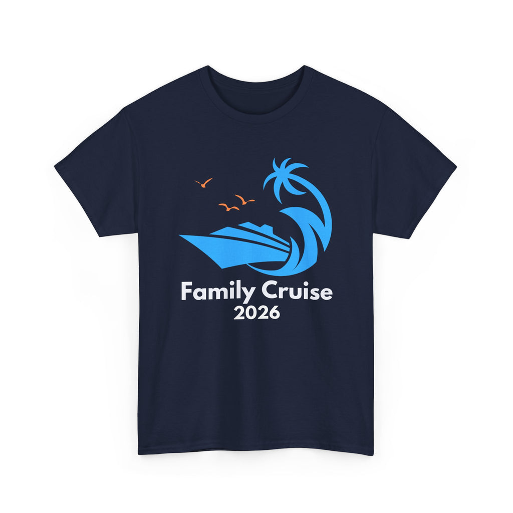 Family Cruise 2026 T-Shirt — Matching Vacation Tee for Cruise Reunion