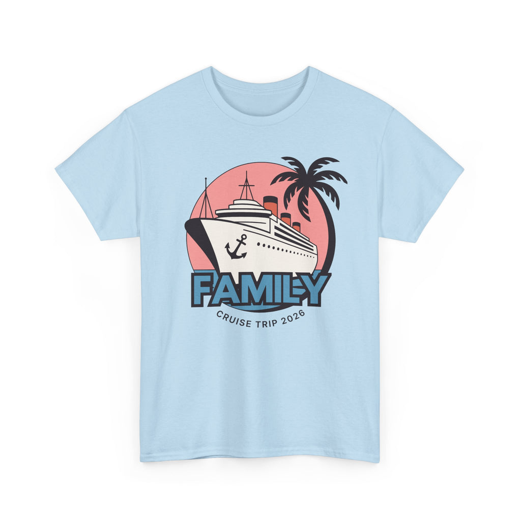 Family Cruise Trip T-Shirt | Retro Cruise Ship Design