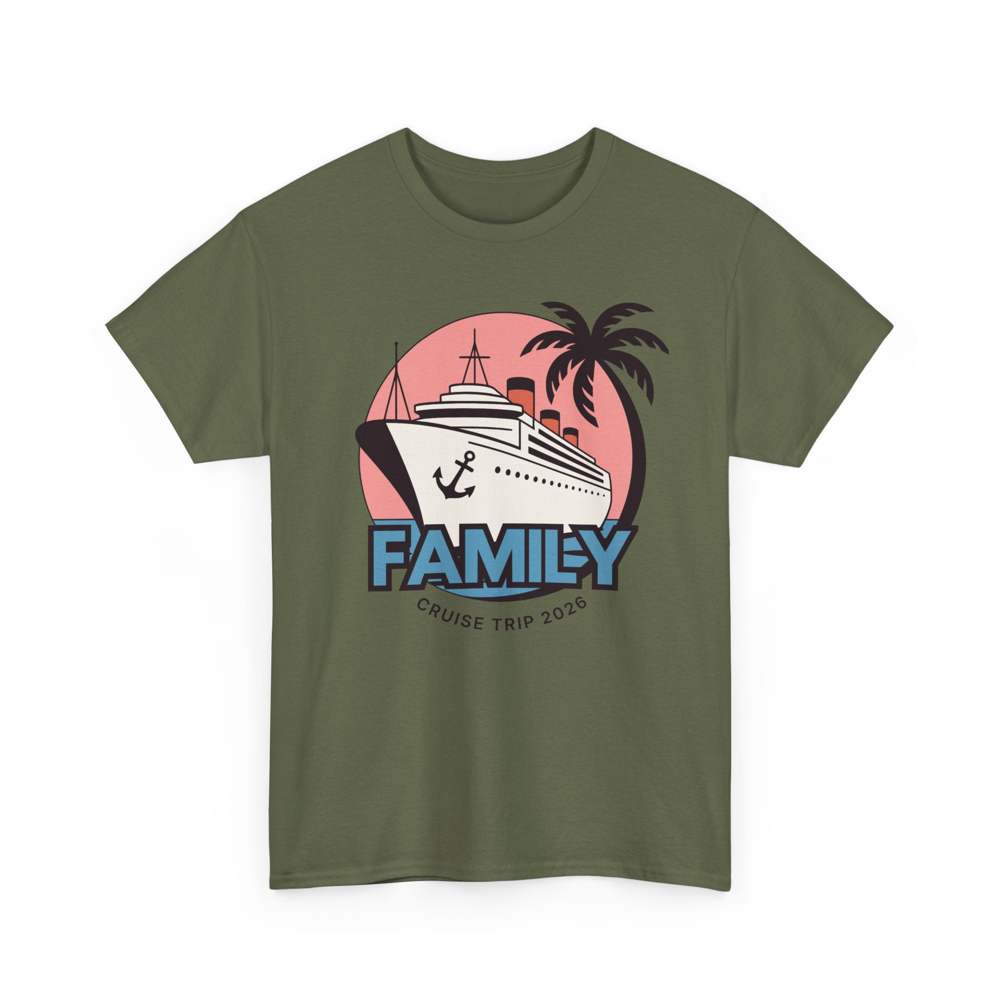 Family Cruise Trip T-Shirt | Retro Cruise Ship Design