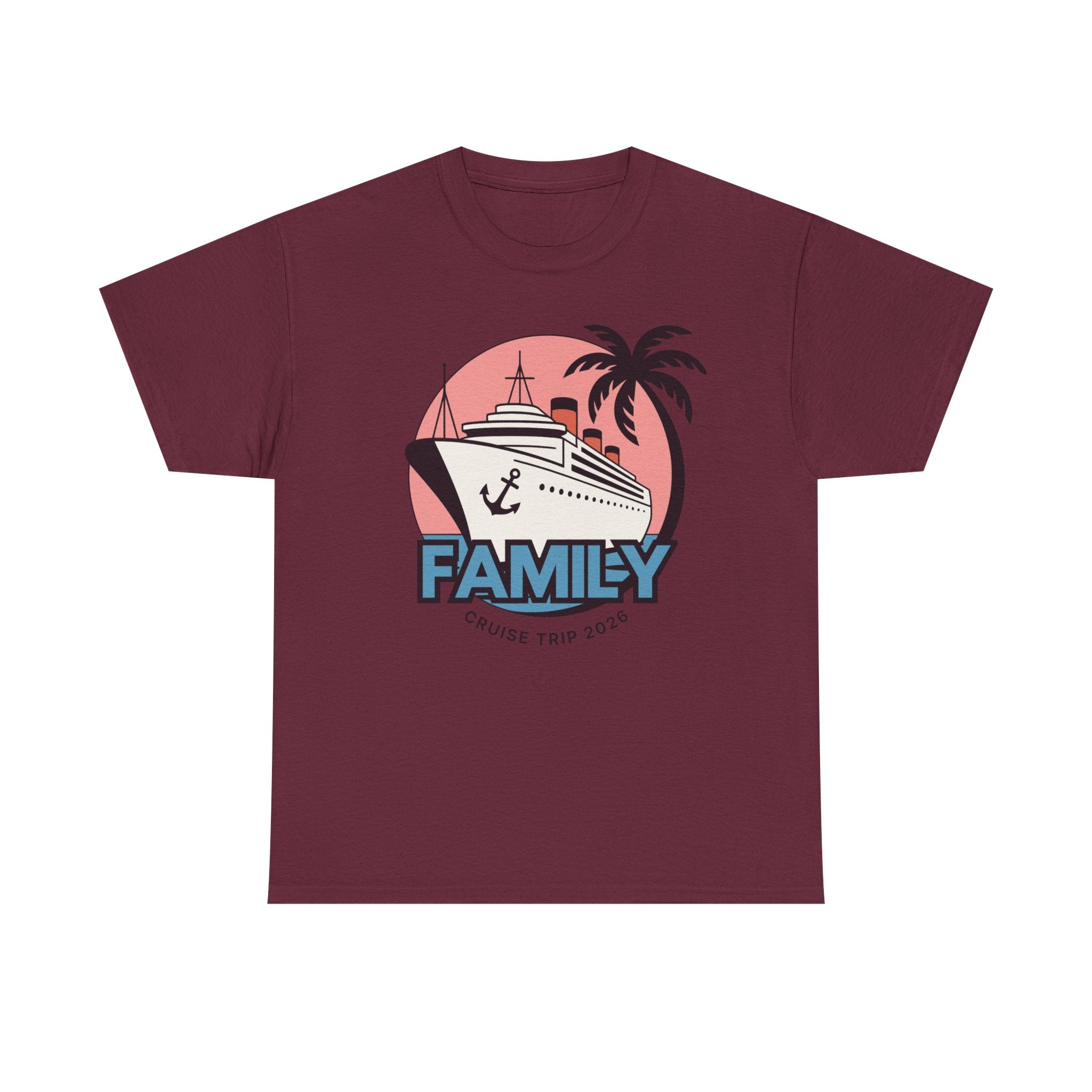 Family Cruise Trip T-Shirt | Retro Cruise Ship Design