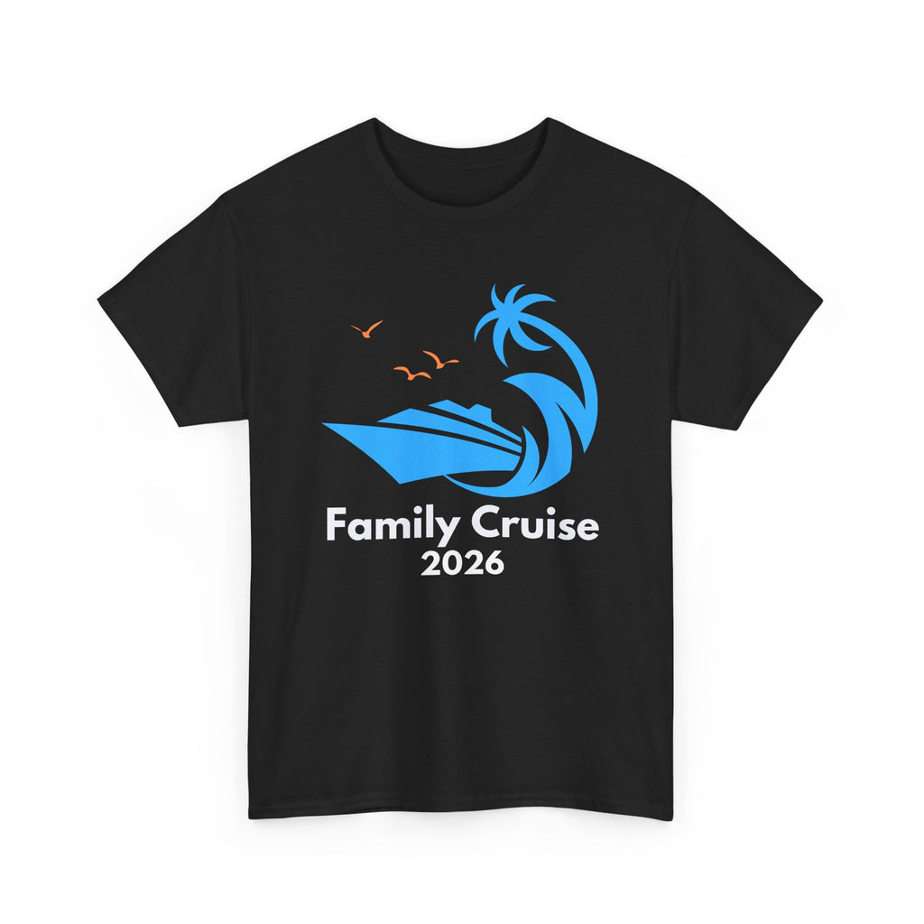Family Cruise 2026 T-Shirt — Matching Vacation Tee for Cruise Reunion