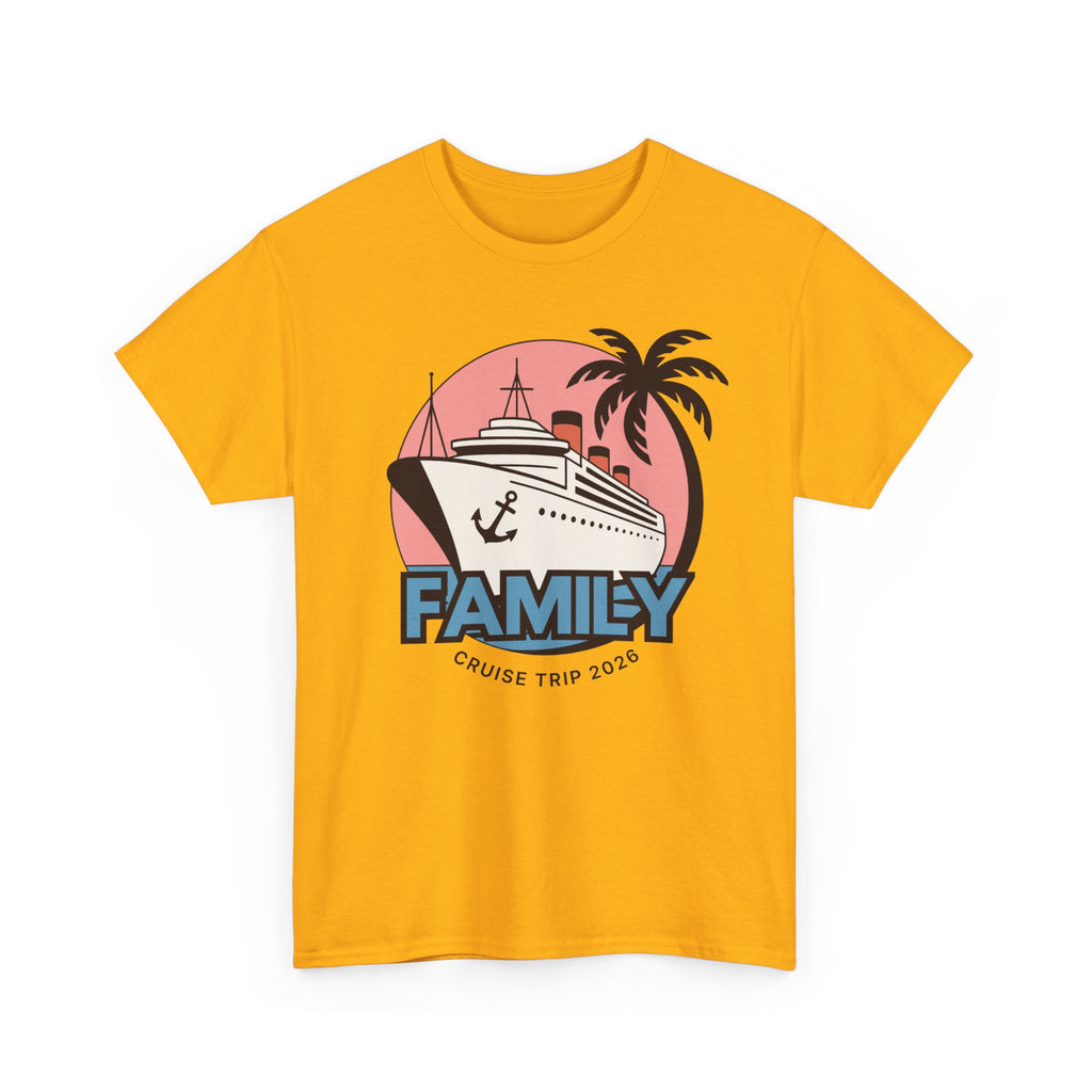 Family Cruise Trip T-Shirt | Retro Cruise Ship Design