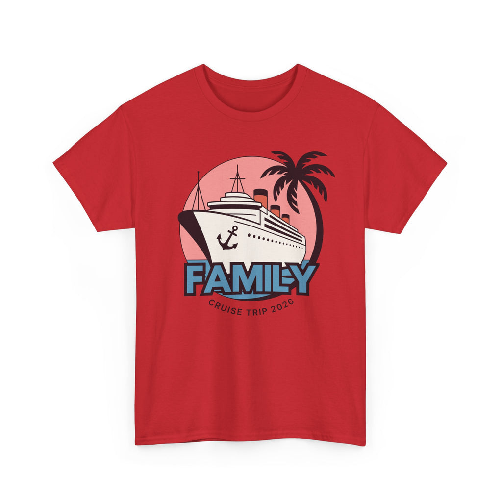 Family Cruise Trip T-Shirt | Retro Cruise Ship Design