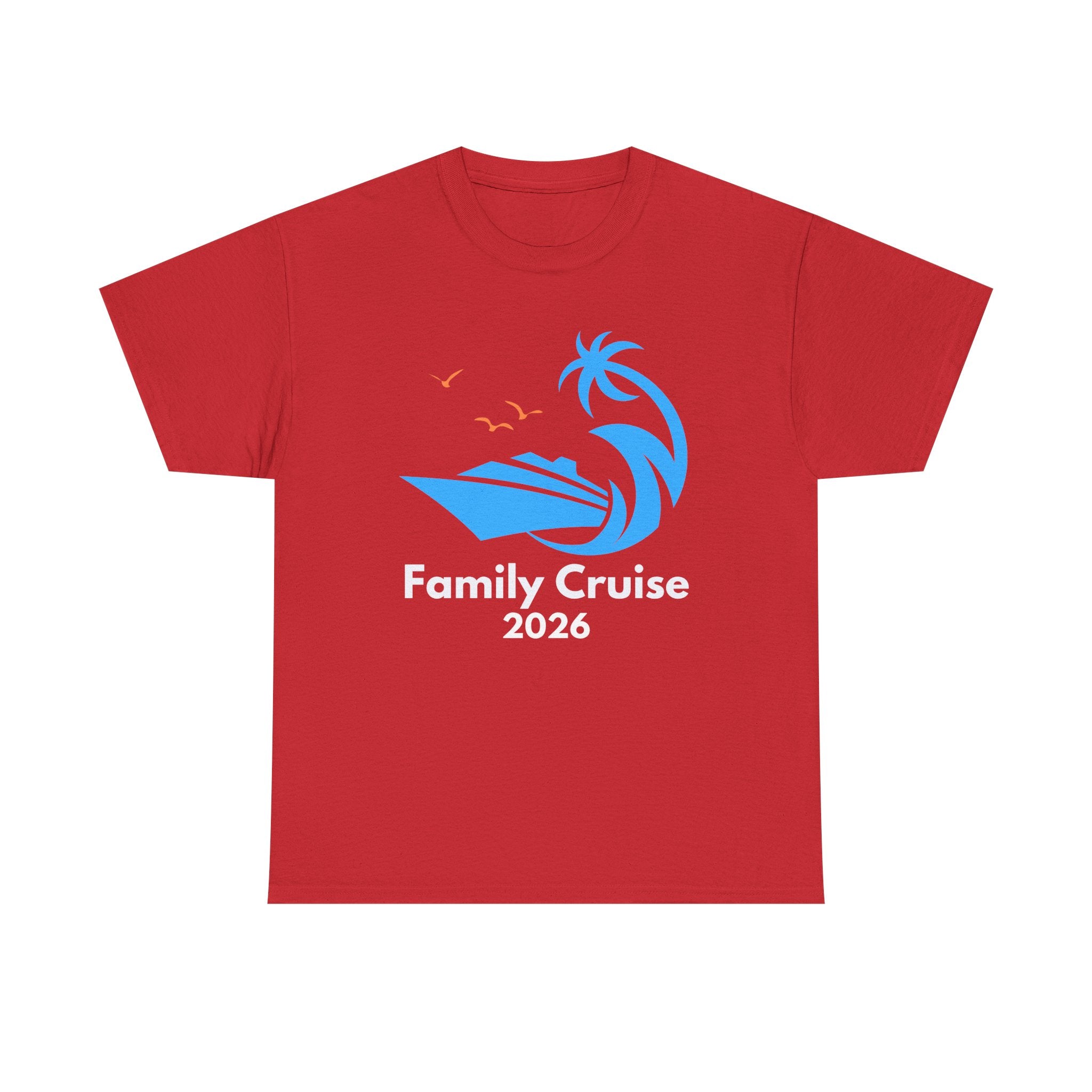 Family Cruise 2026 T-Shirt — Matching Vacation Tee for Cruise Reunion