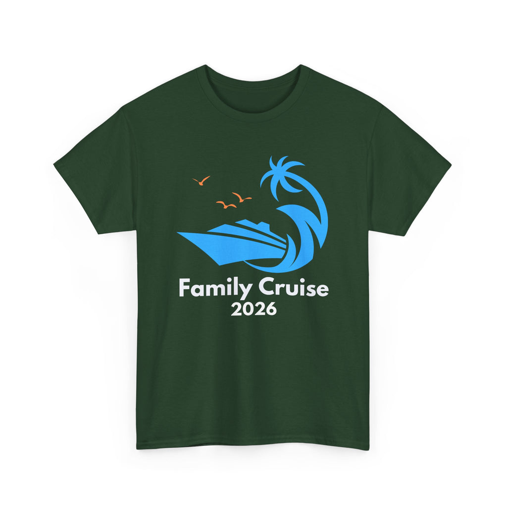 Family Cruise 2026 T-Shirt — Matching Vacation Tee for Cruise Reunion
