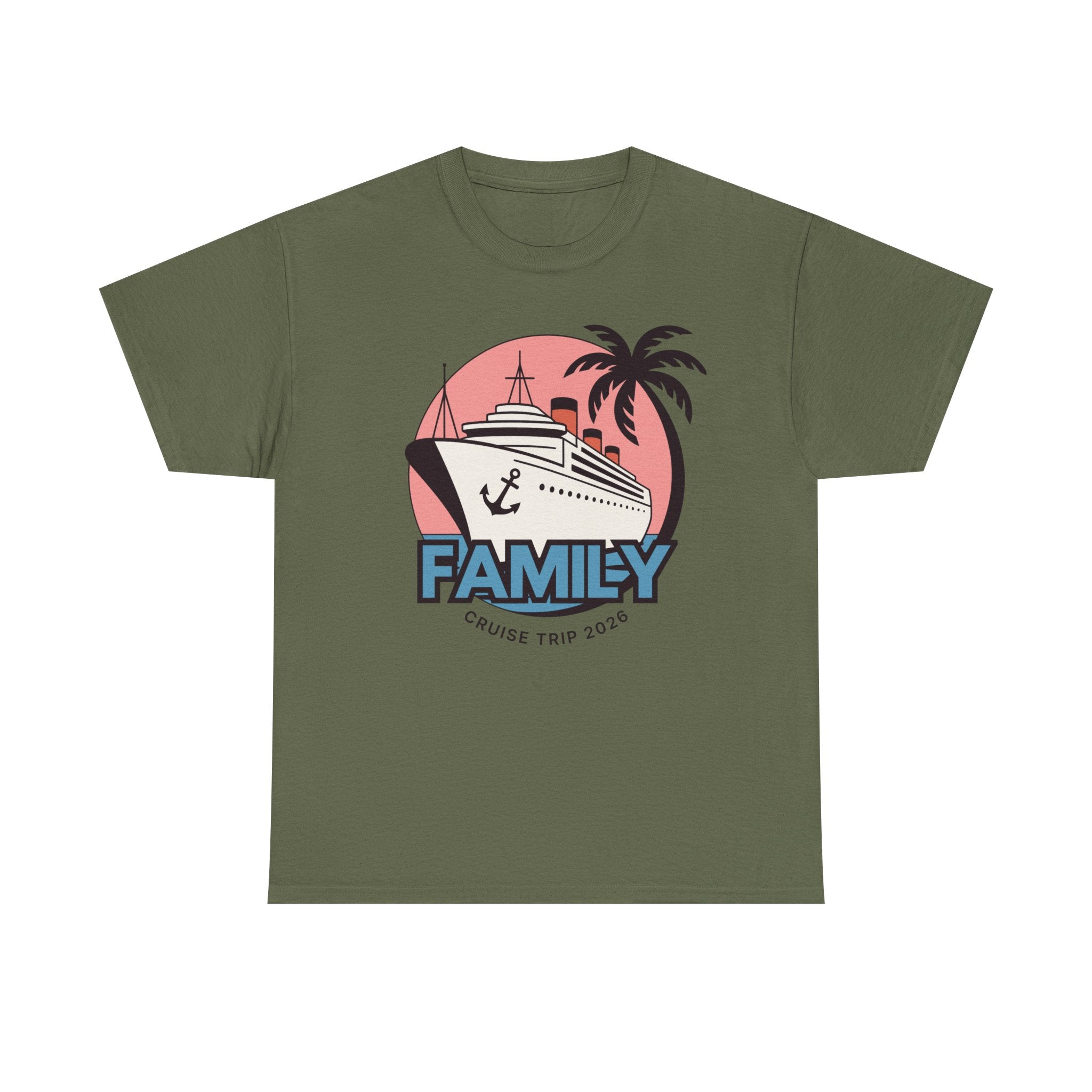 Family Cruise Trip T-Shirt | Retro Cruise Ship Design