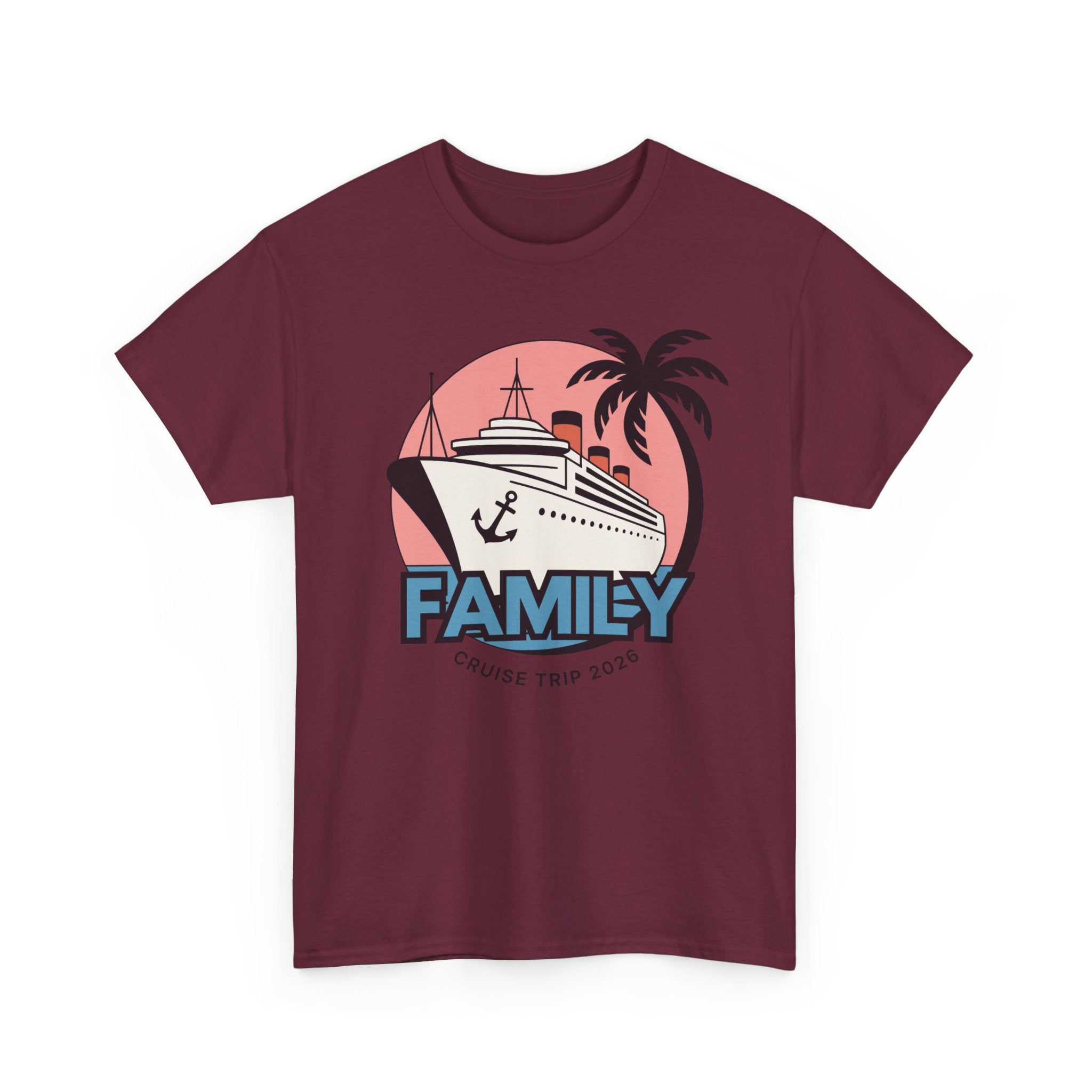 Family Cruise Trip T-Shirt | Retro Cruise Ship Design