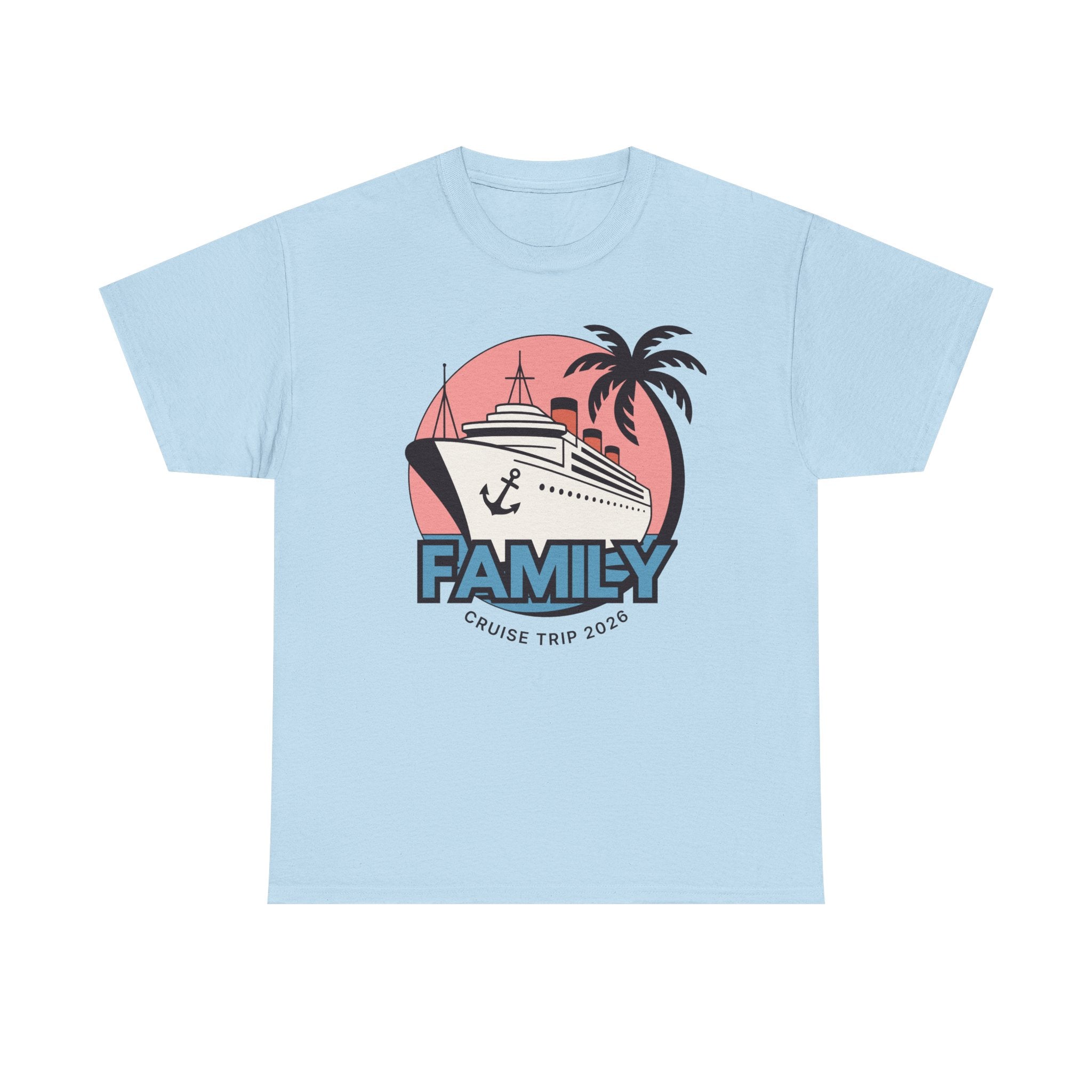 Family Cruise Trip T-Shirt | Retro Cruise Ship Design