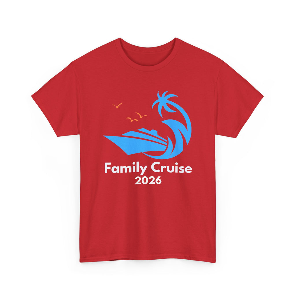 Family Cruise 2026 T-Shirt — Matching Vacation Tee for Cruise Reunion