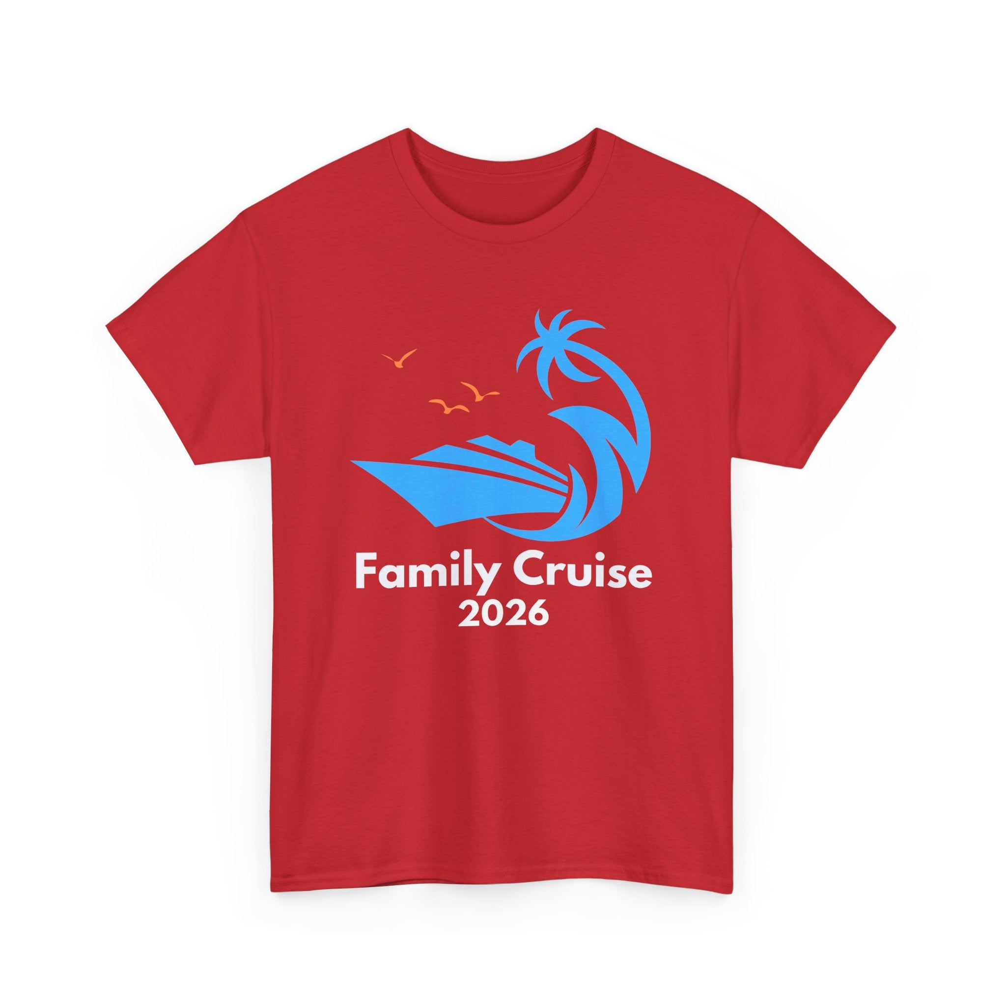 Family Cruise 2026 T-Shirt — Matching Vacation Tee for Cruise Reunion