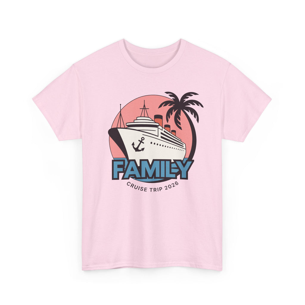 Family Cruise Trip T-Shirt | Retro Cruise Ship Design