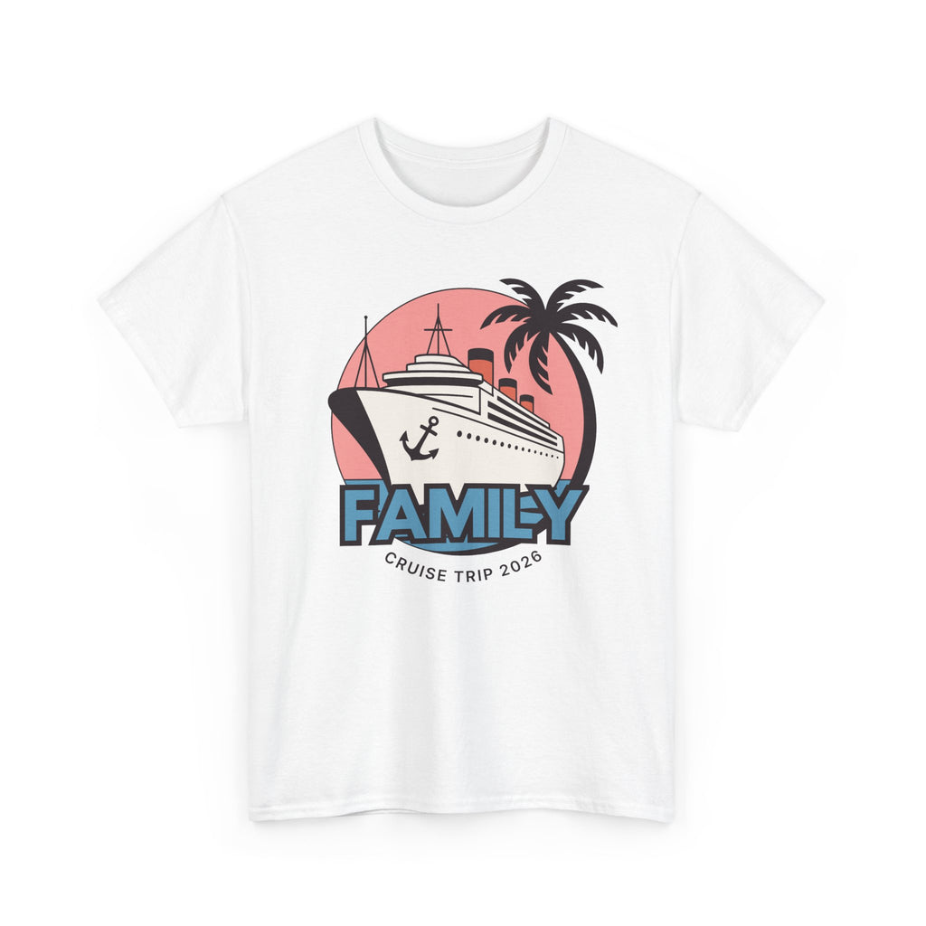 Family Cruise Trip T-Shirt | Retro Cruise Ship Design