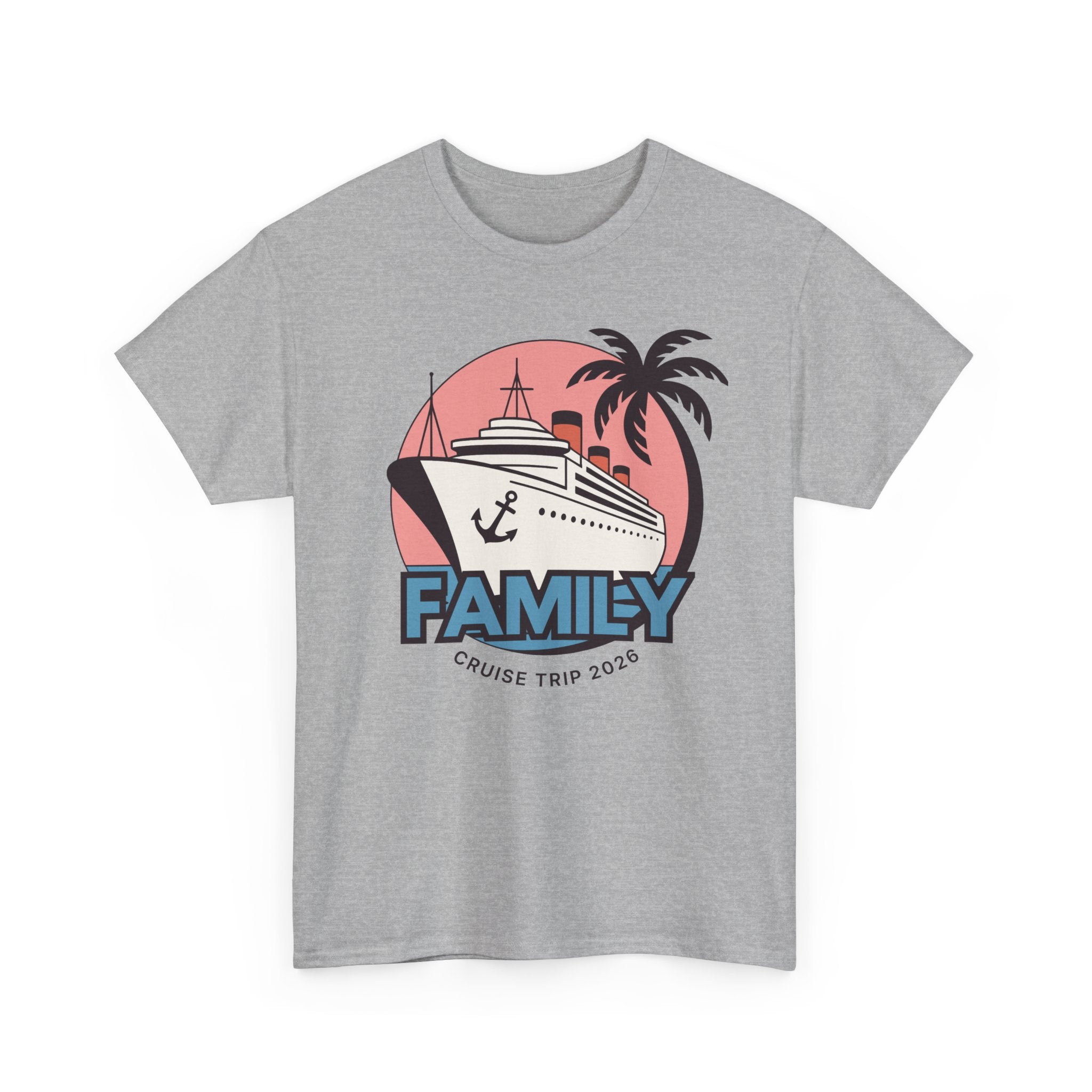 Family Cruise Trip T-Shirt | Retro Cruise Ship Design